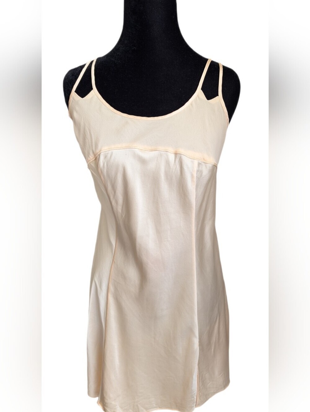 Vintage 90s Y2K Victoria's Secrets 100% Silk Slip dress Charmeuse Silk small